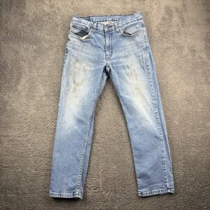 Levis‎ 514 Jeans Men 32x30 (30x27) Straight Stretch Midrise Blue Denim